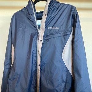 Columbia men's rain jacket medium omnitech